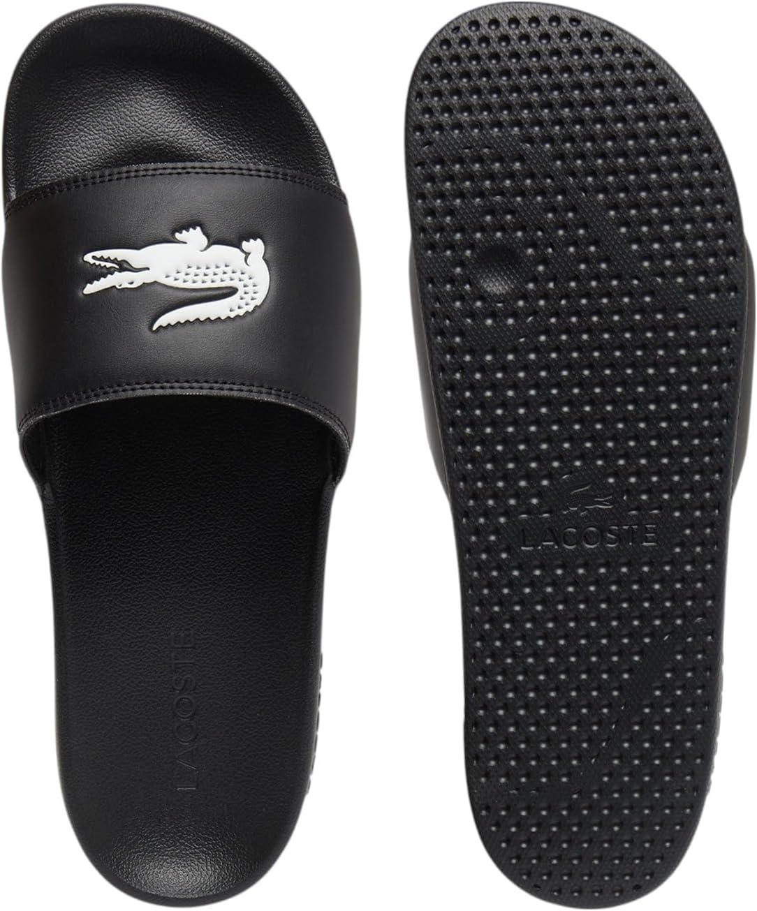 image:imageLacoste Mens Serve Slide 20White Green Croc