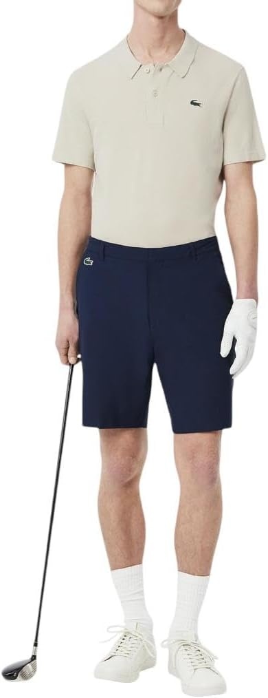 image:imageLacoste Mens Short Sleeved Polo Collar Golf SweaterMarten Beige