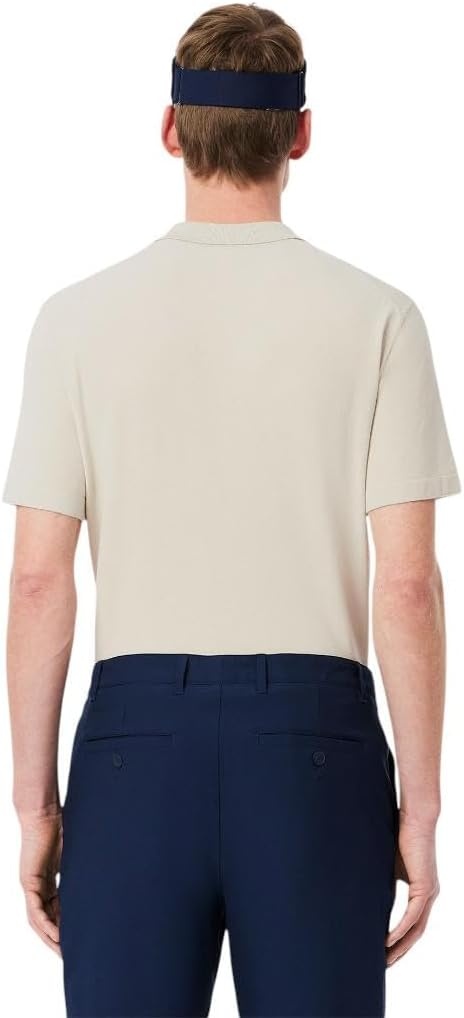 image:imageLacoste Mens Short Sleeved Polo Collar Golf SweaterMarten Beige