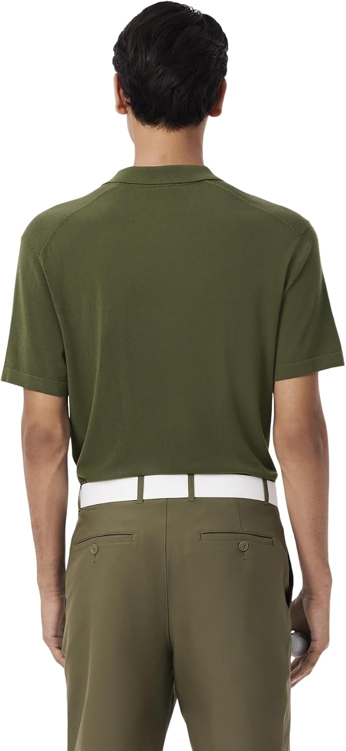 image:imageLacoste Mens Short Sleeved Polo Collar Golf SweaterOlive
