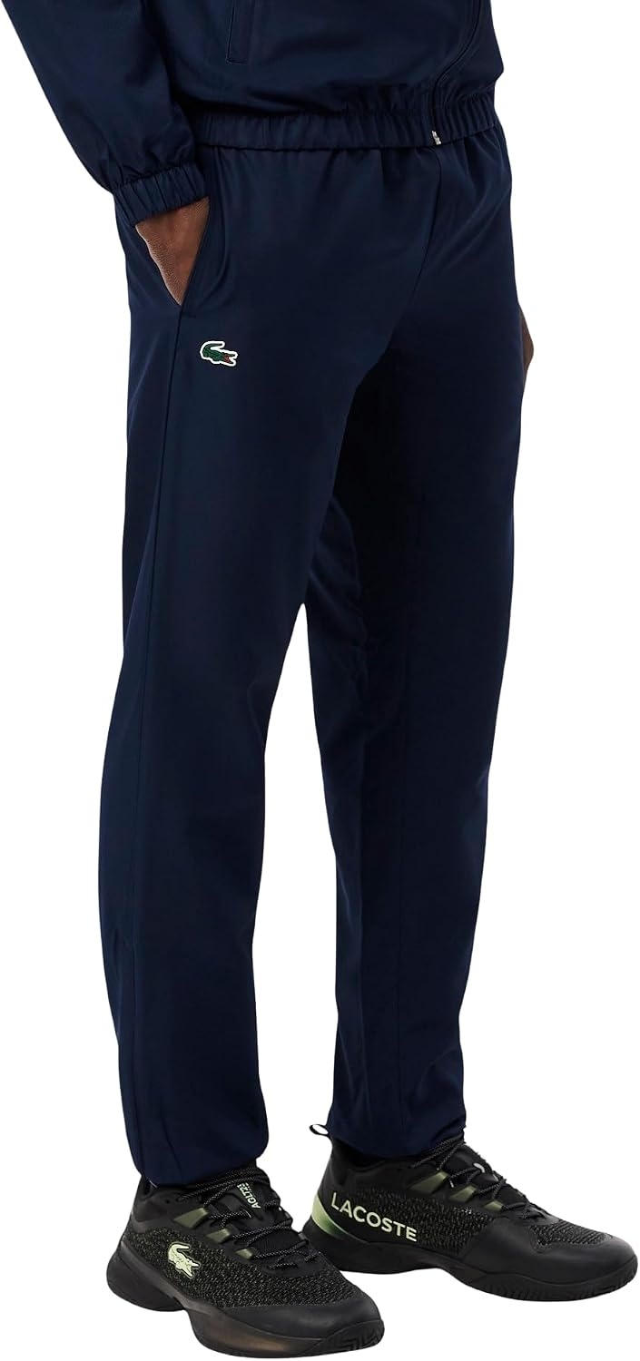 image:imageLacoste Mens Sport Diamond Taffeta Sport TracksuitNavy BlueNavy BlueNavy Blue