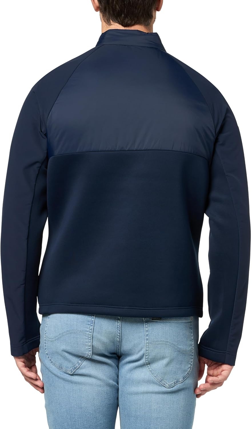 image:imageLacoste Mens Sport High Neck Quilted Golf JacketNavy BlueNavy Blue