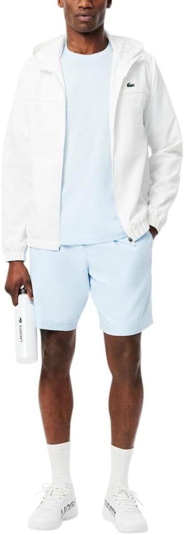 image:imageLacoste Mens Sport Lined Tennis ShortBaby Blue