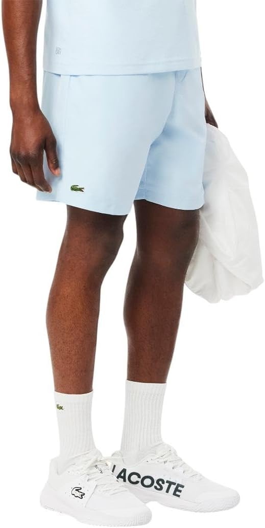 image:imageLacoste Mens Sport Lined Tennis ShortBaby Blue