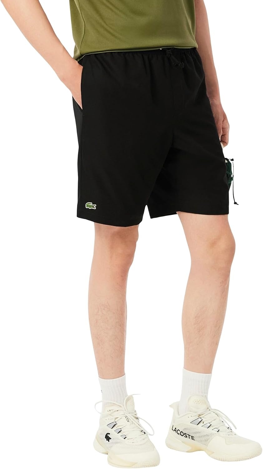 image:imageLacoste Mens Sport Lined Tennis ShortBlack