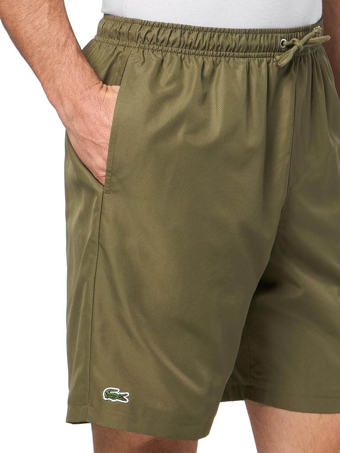 image:imageLacoste Mens Sport Lined Tennis ShortOlive
