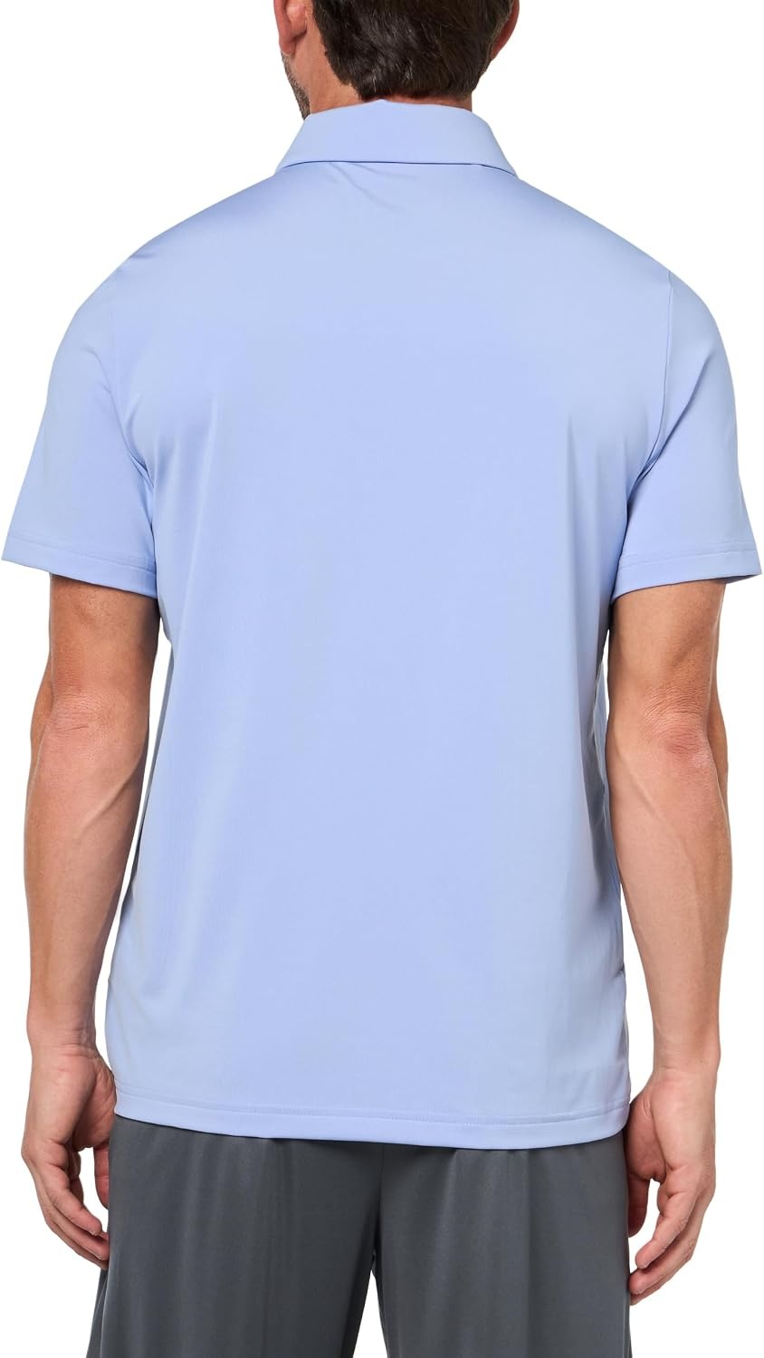 image:imageLacoste Mens Sport Regular Fit Color Block Golf Polo ShirtDelphiniumFrance BlueWhite