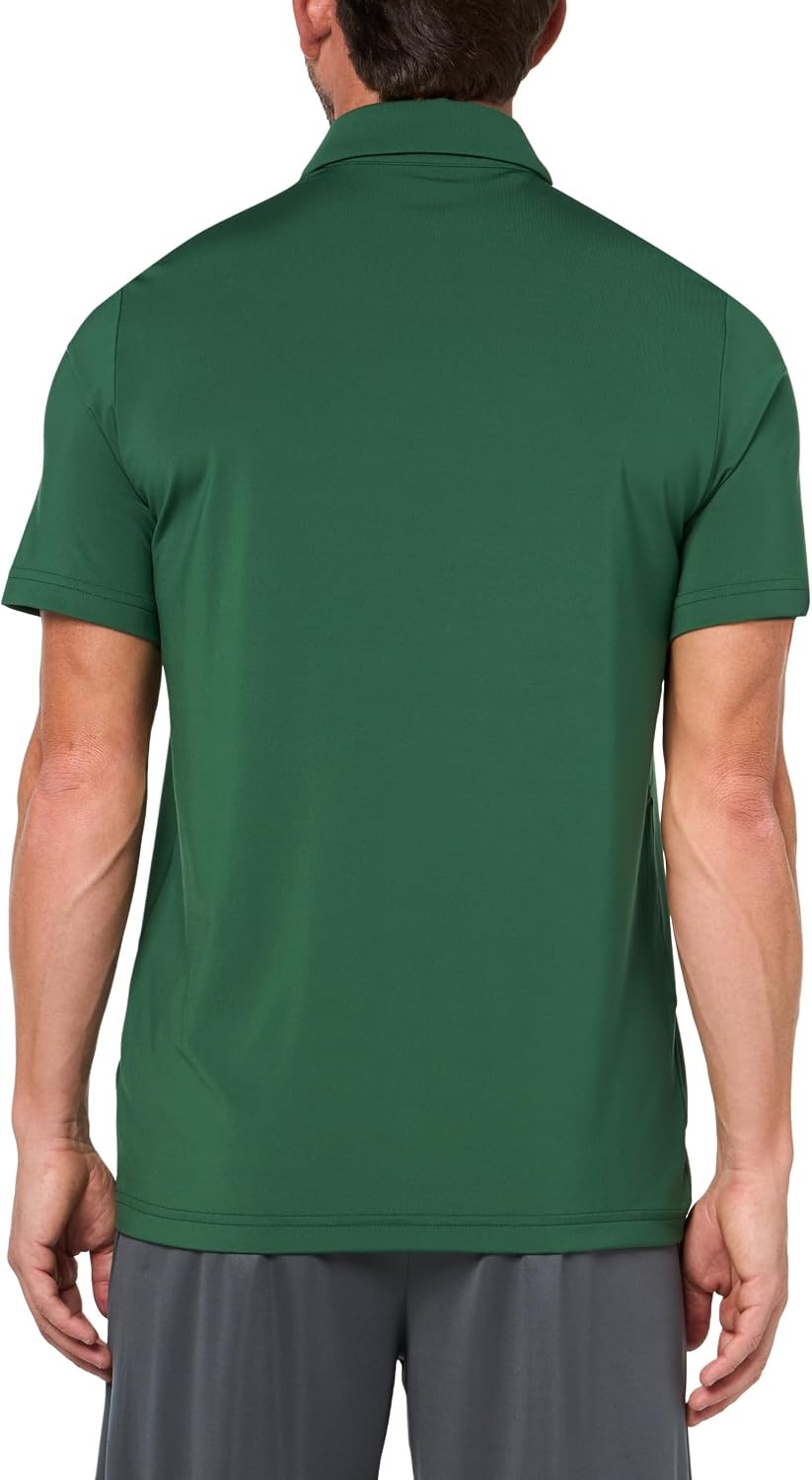 image:imageLacoste Mens Sport Regular Fit Color Block Golf Polo ShirtGreenSinopleOlive