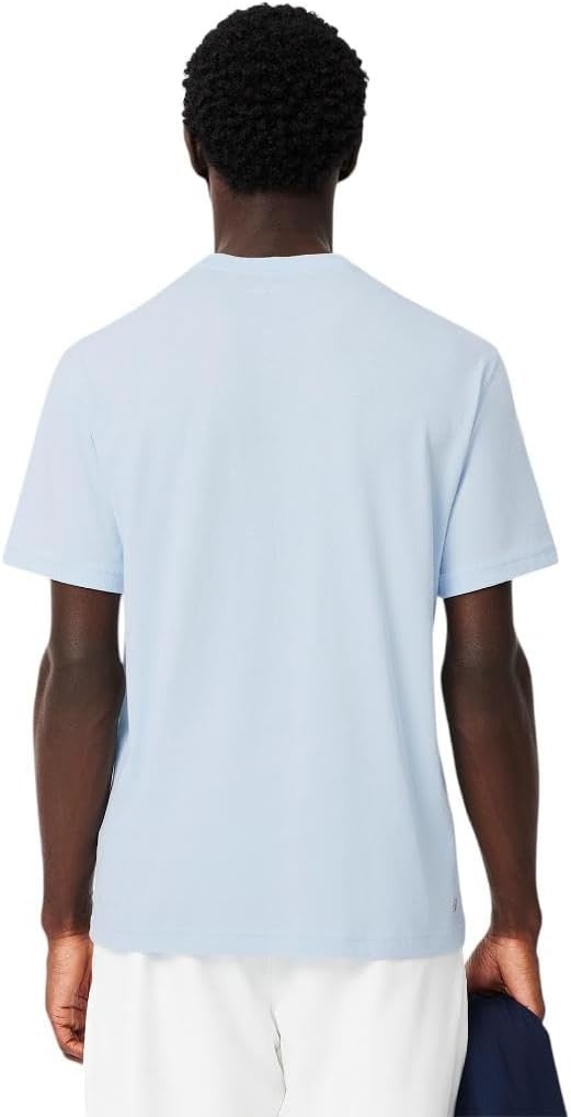 image:imageLacoste Mens Sport Ultra Dry Cotton Sport TShirtBaby Blue