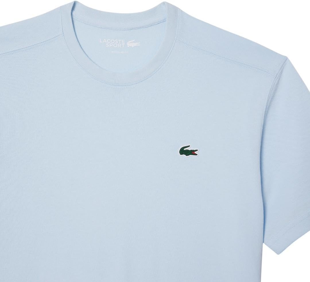 image:imageLacoste Mens Sport Ultra Dry Cotton Sport TShirtBaby Blue