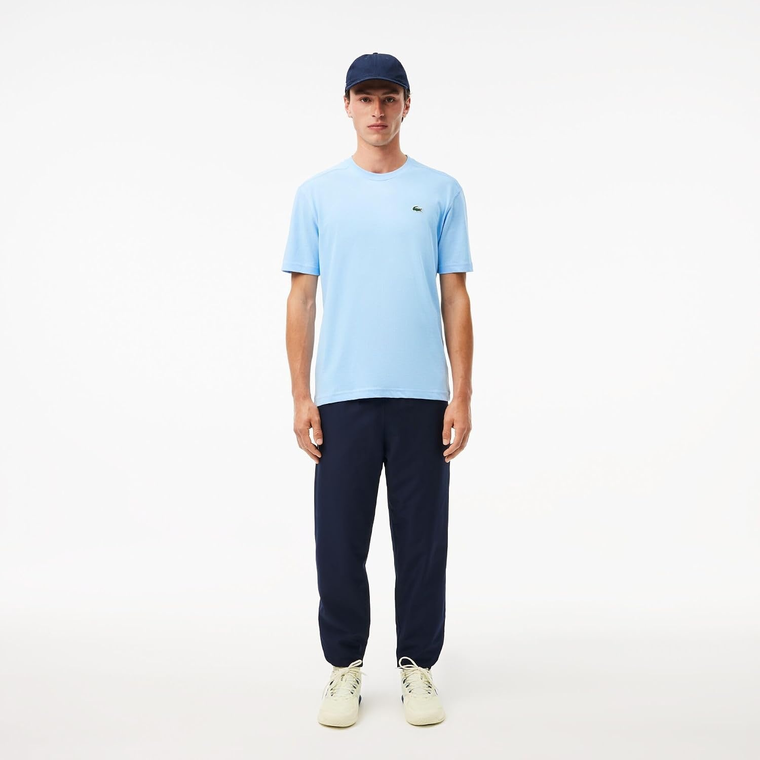 image:imageLacoste Mens Sport Ultra Dry Cotton Sport TShirtClassic Blue