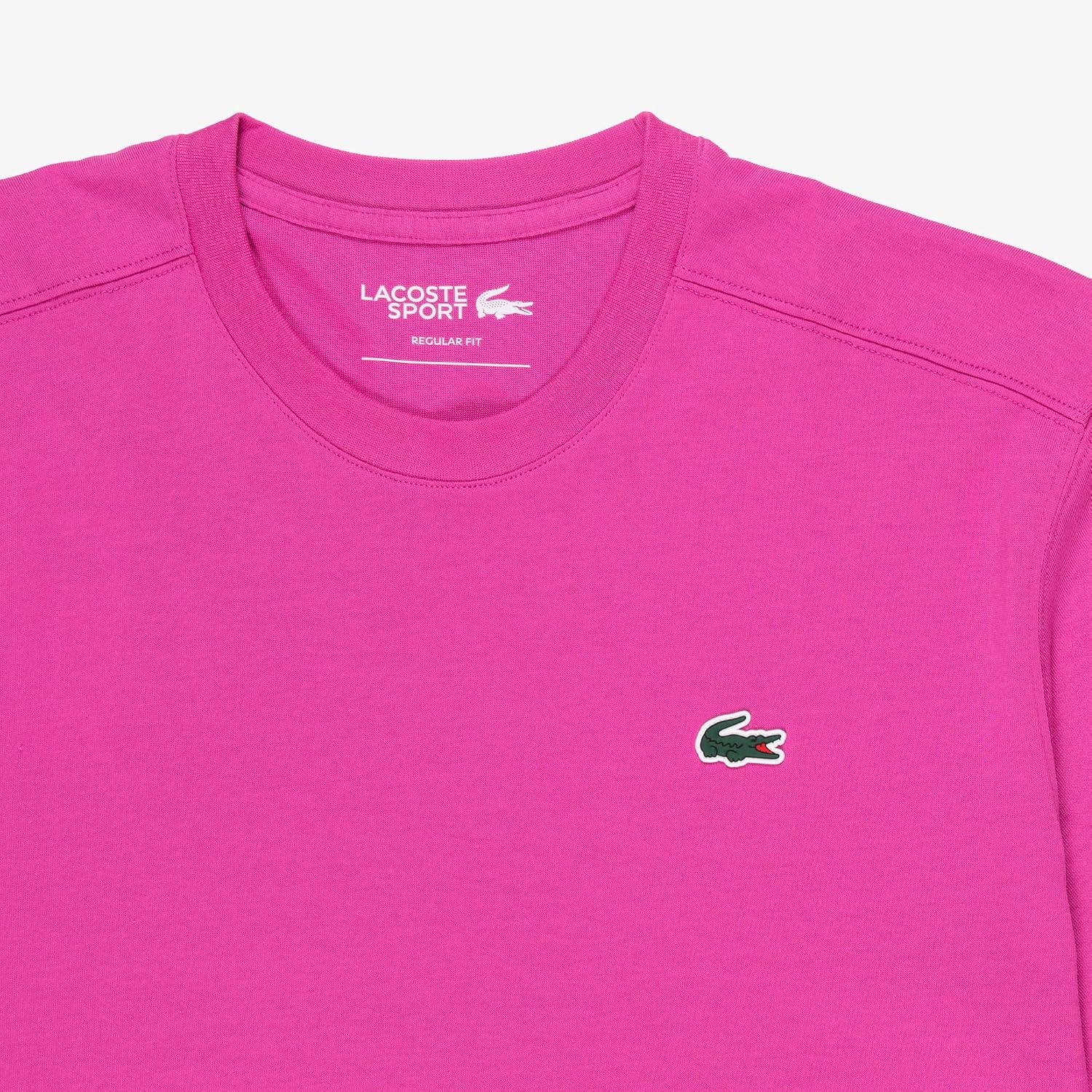 image:imageLacoste Mens Sport Ultra Dry Cotton Sport TShirtFuchsia