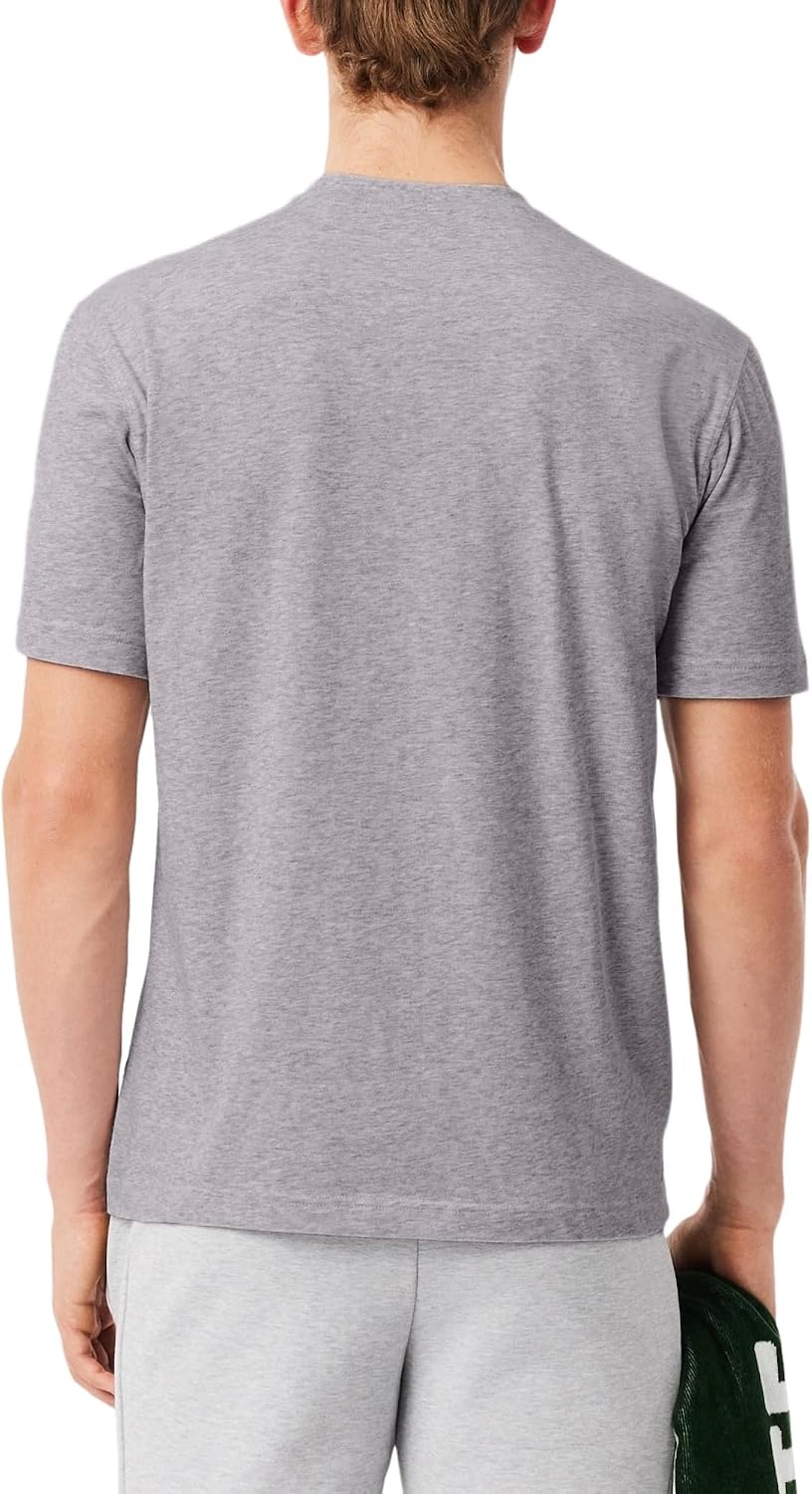 image:imageLacoste Mens Sport Ultra Dry Cotton Sport TShirtSilver Chine