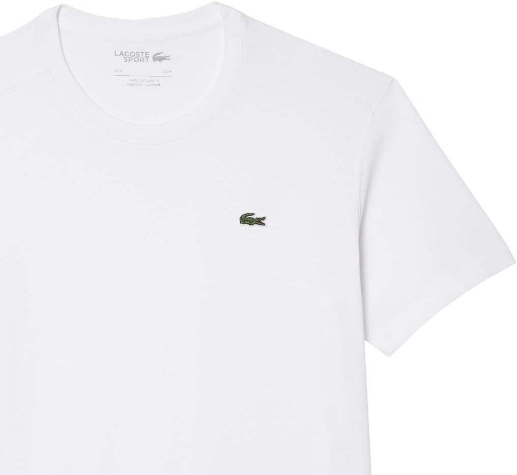 image:imageLacoste Mens Sport Ultra Dry Cotton Sport TShirtWhite
