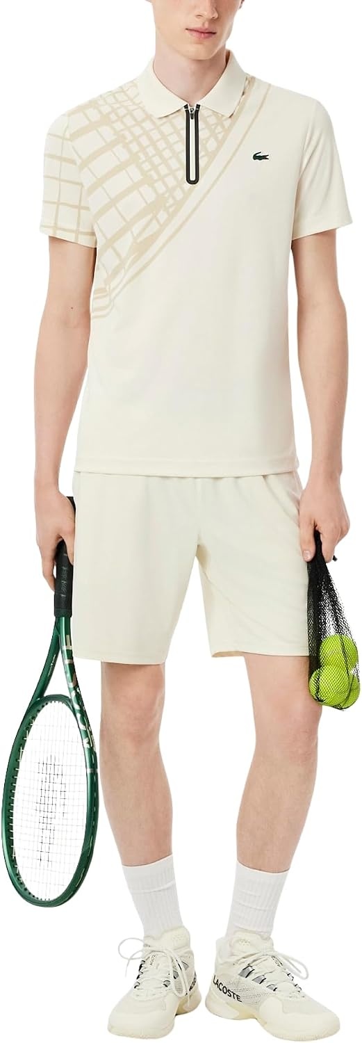 image:imageLacoste Mens Sport UltraDry Printed Slim Fit Tennis PoloLapland