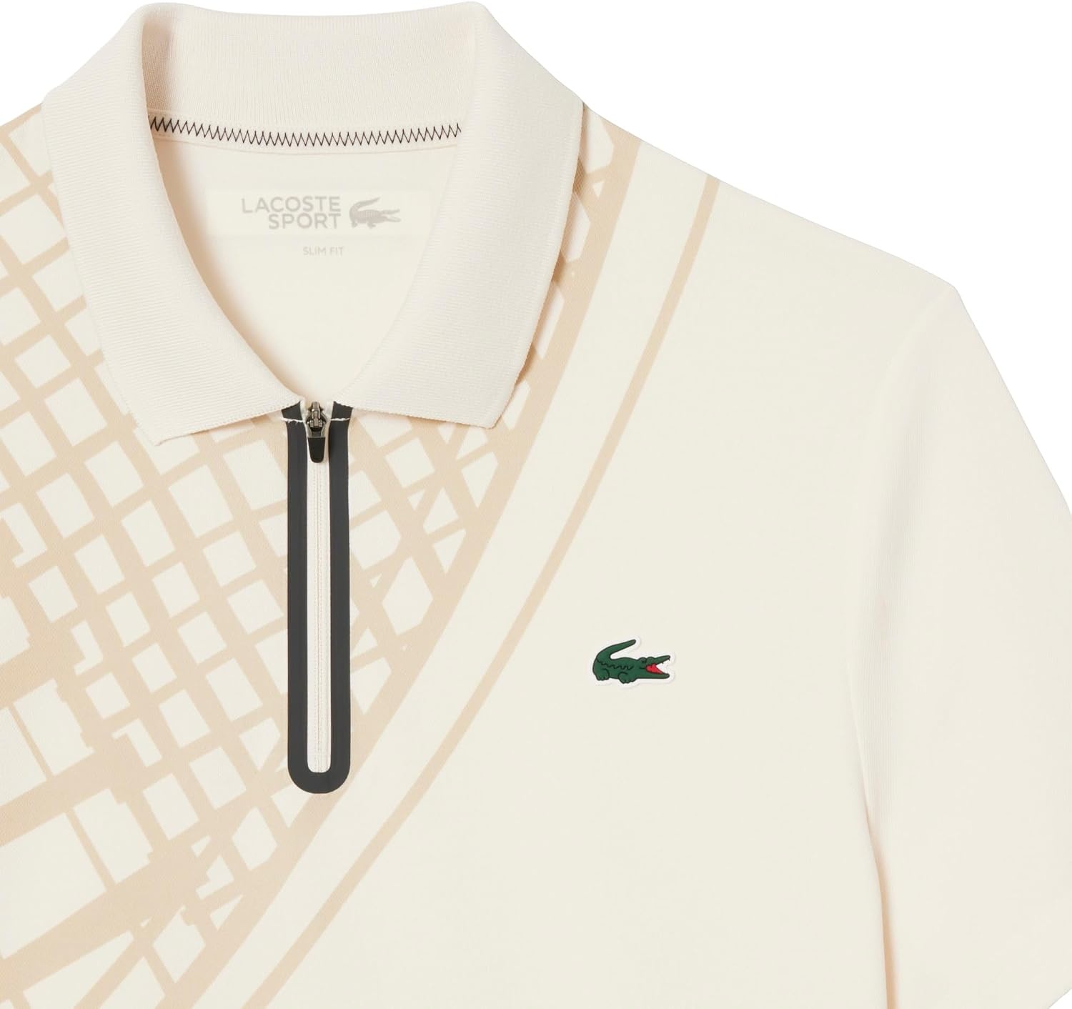 image:imageLacoste Mens Sport UltraDry Printed Slim Fit Tennis PoloLapland