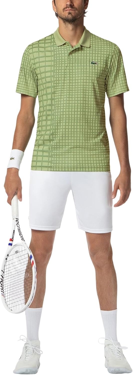 image:imageLacoste Mens Tennis X Daniil Medvedev PoloBirchLambs Lettuce