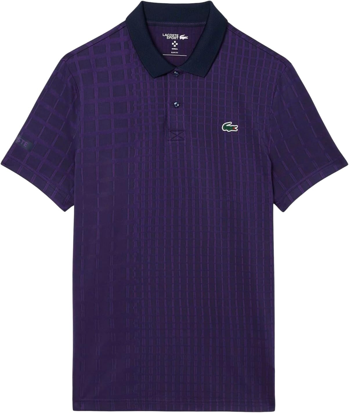 image:imageLacoste Mens Tennis X Daniil Medvedev PoloNavy BlueCossak Purple