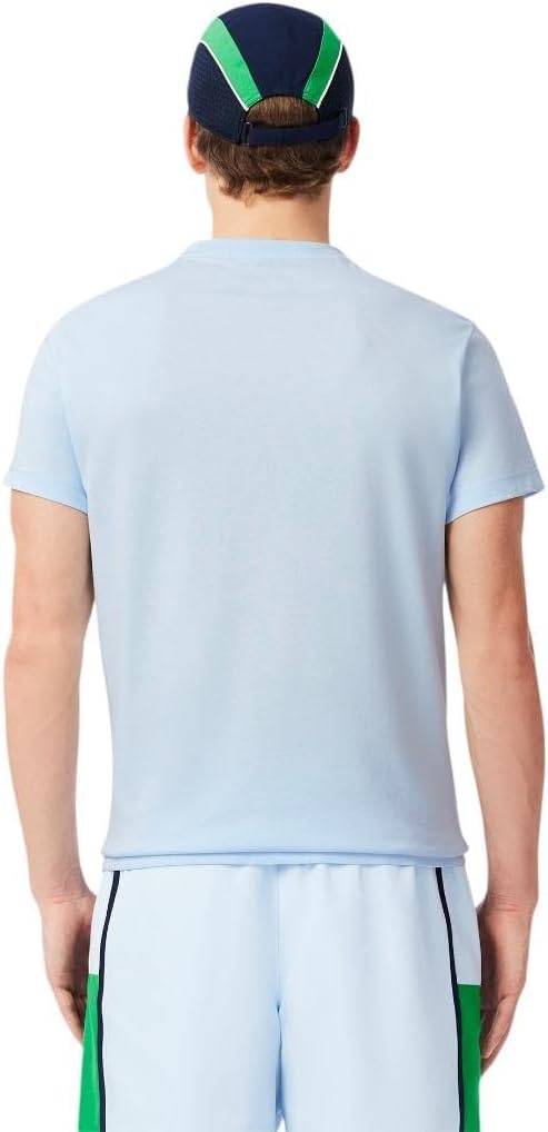 image:imageLacoste Mens Ultra Dry Graphic TShirtBaby Blue