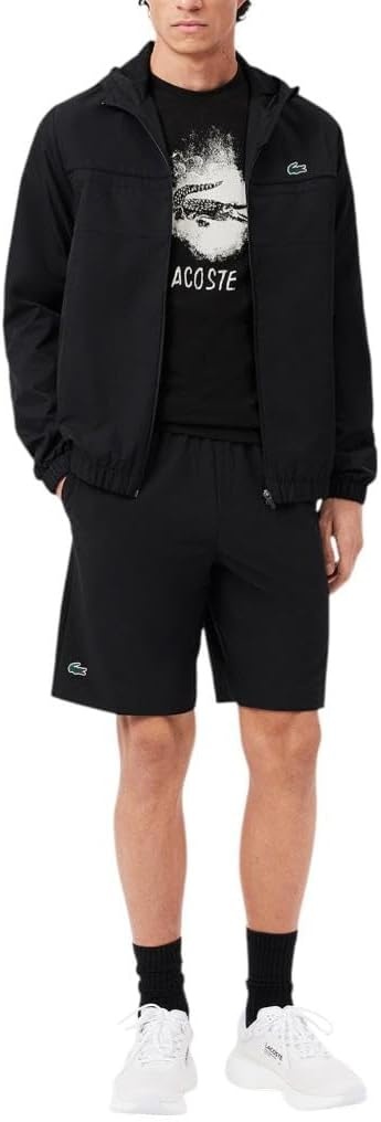 image:imageLacoste Mens Ultra Dry Graphic TShirtBlack
