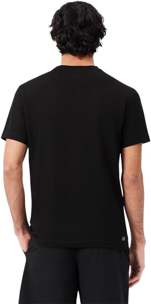 image:imageLacoste Mens Ultra Dry Graphic TShirtBlack