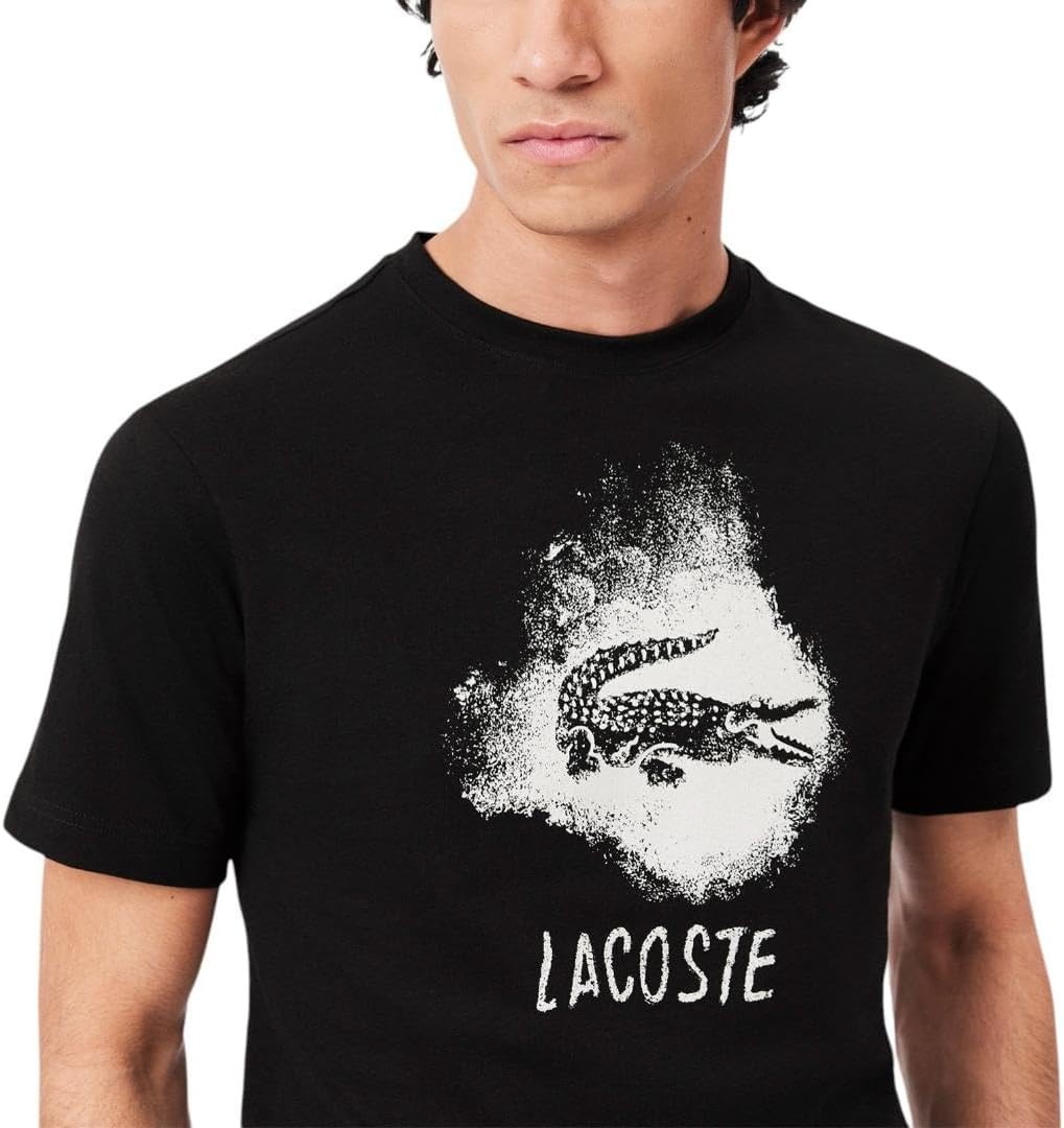 image:imageLacoste Mens Ultra Dry Graphic TShirtBlack