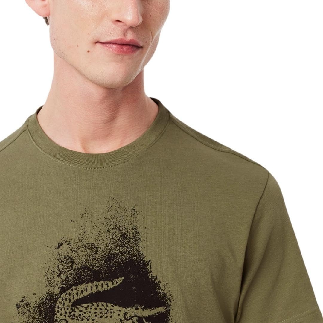 image:imageLacoste Mens Ultra Dry Graphic TShirtKhaki
