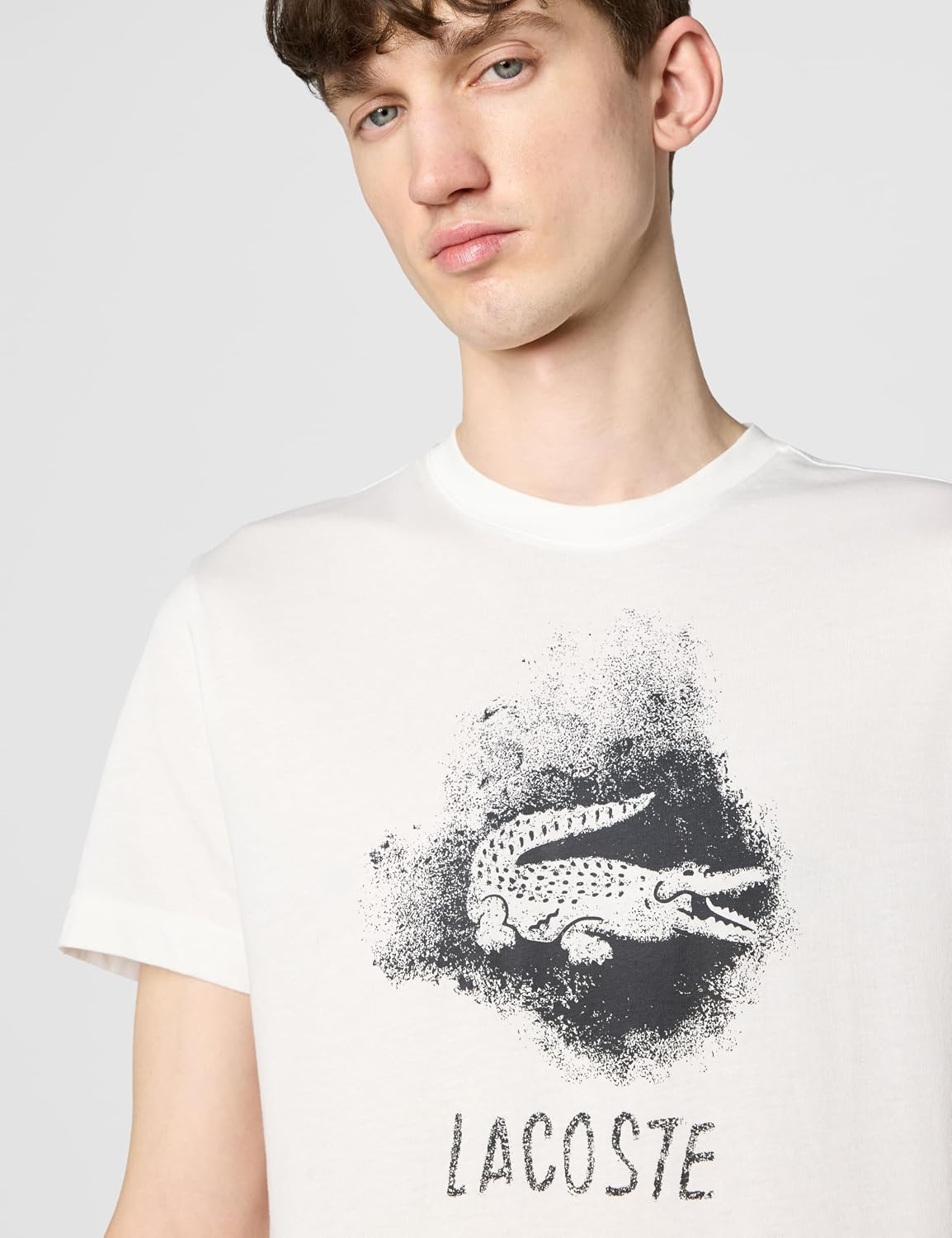 image:imageLacoste Mens Ultra Dry Graphic TShirtWhite