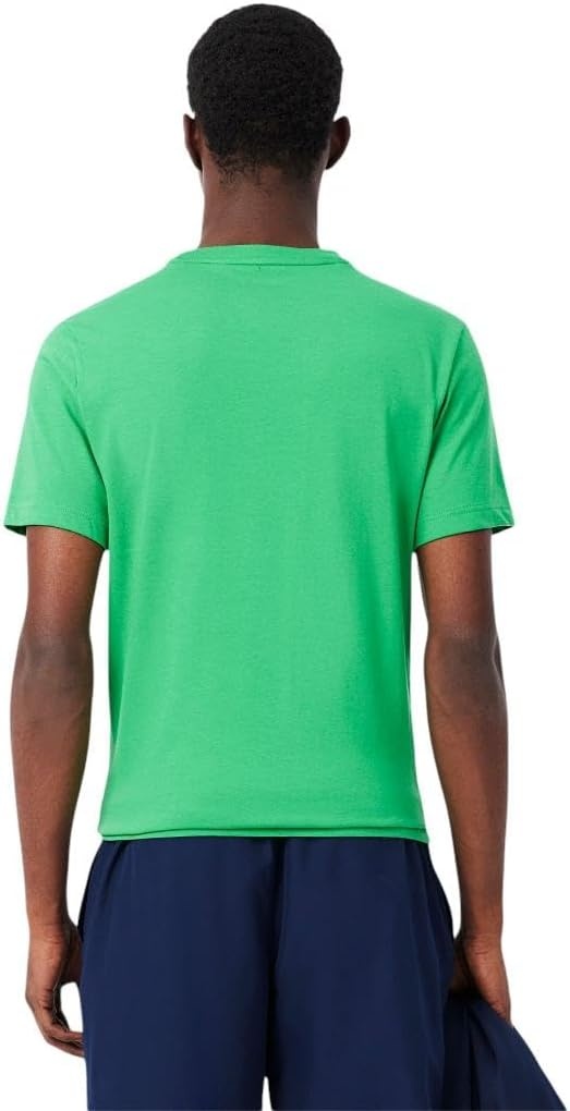 image:imageLacoste Mens Ultra Dry Printed TShirtBright Green Lacoste Print