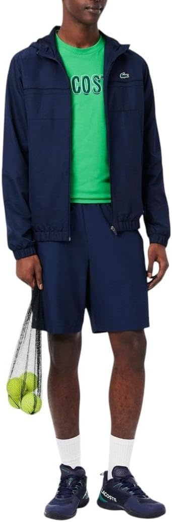 image:imageLacoste Mens Ultra Dry Printed TShirtBright Green Lacoste Print