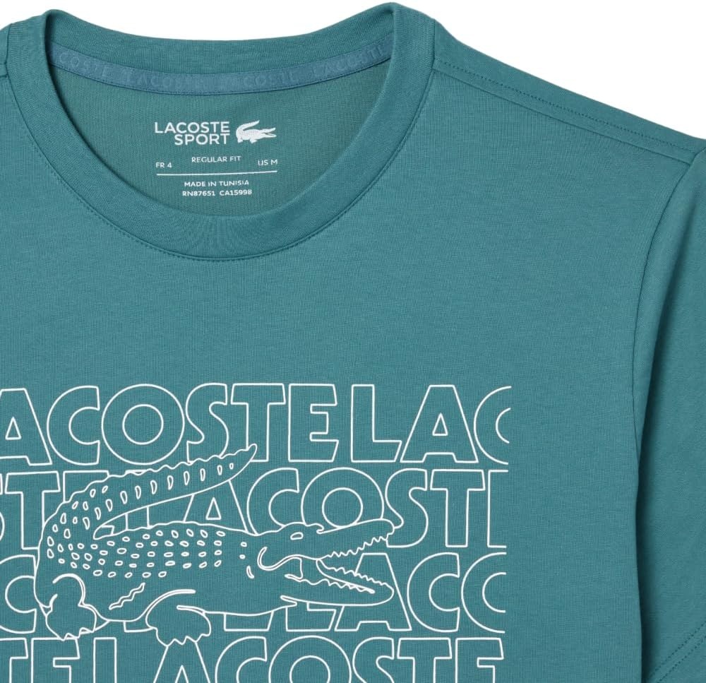 image:imageLacoste Mens Ultra Dry Printed TShirtHydro
