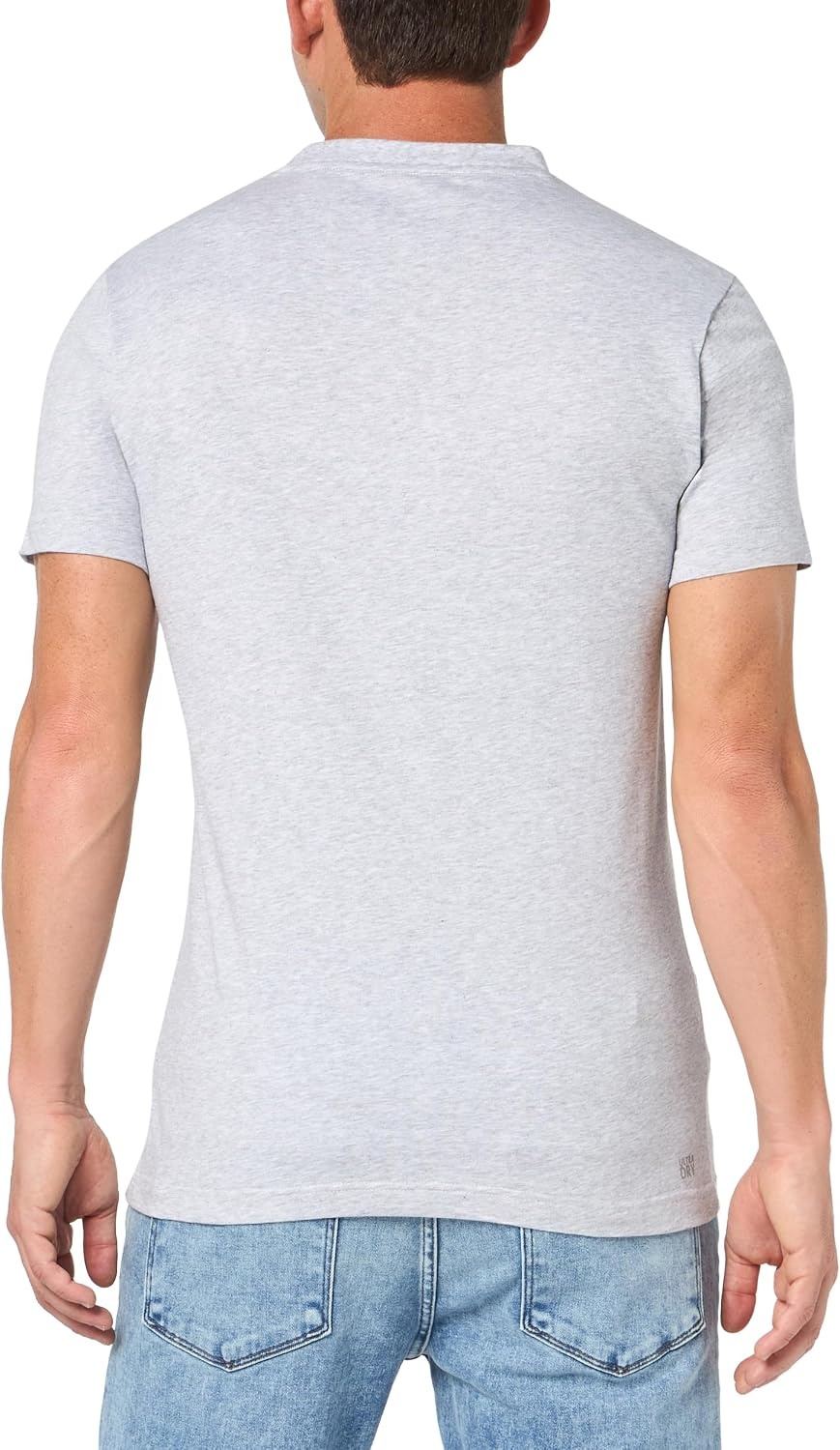 image:imageLacoste Mens Ultra Dry Printed TShirtSilver Chine