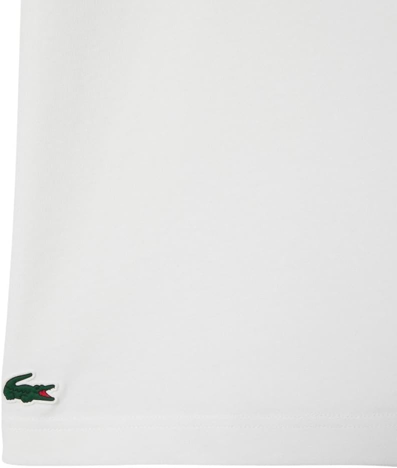 image:imageLacoste Mens Ultra Dry Printed TShirtWhite Lacoste Print