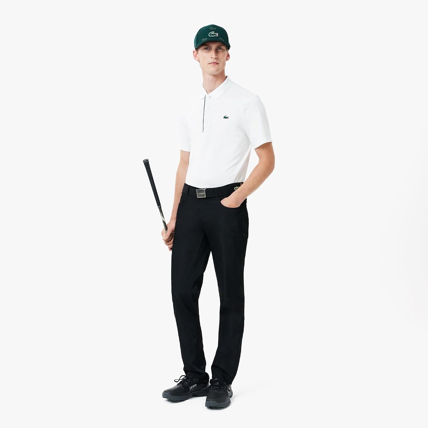 image:imageLacoste Mens Ultra Dry Slim Fit Golf PantsBlack