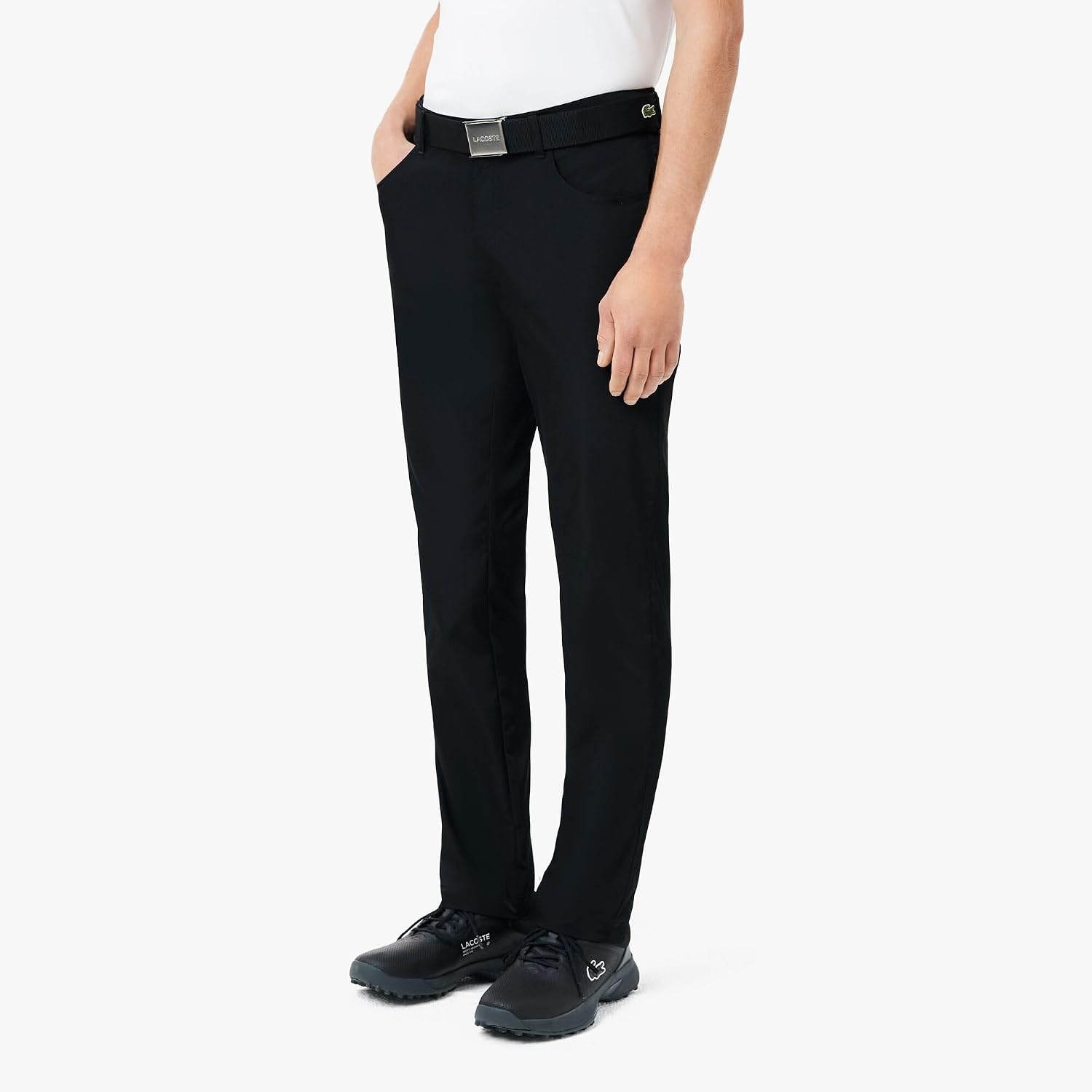 image:imageLacoste Mens Ultra Dry Slim Fit Golf PantsBlack
