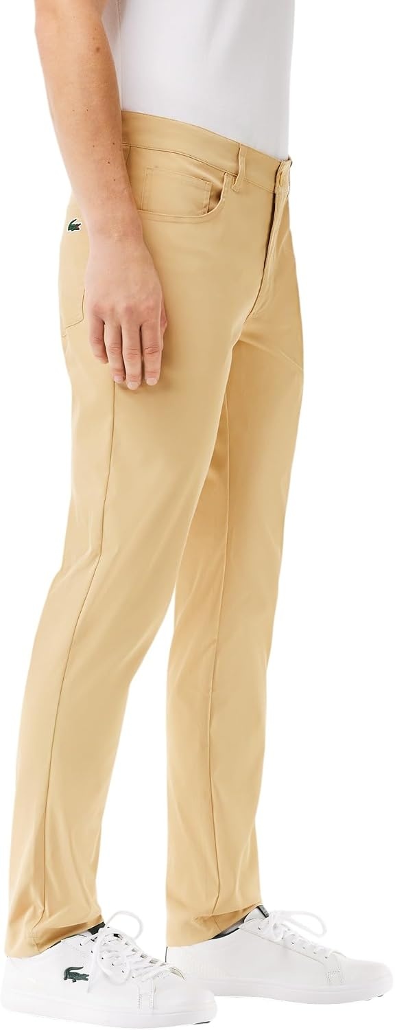 image:imageLacoste Mens Ultra Dry Slim Fit Golf PantsCroissant