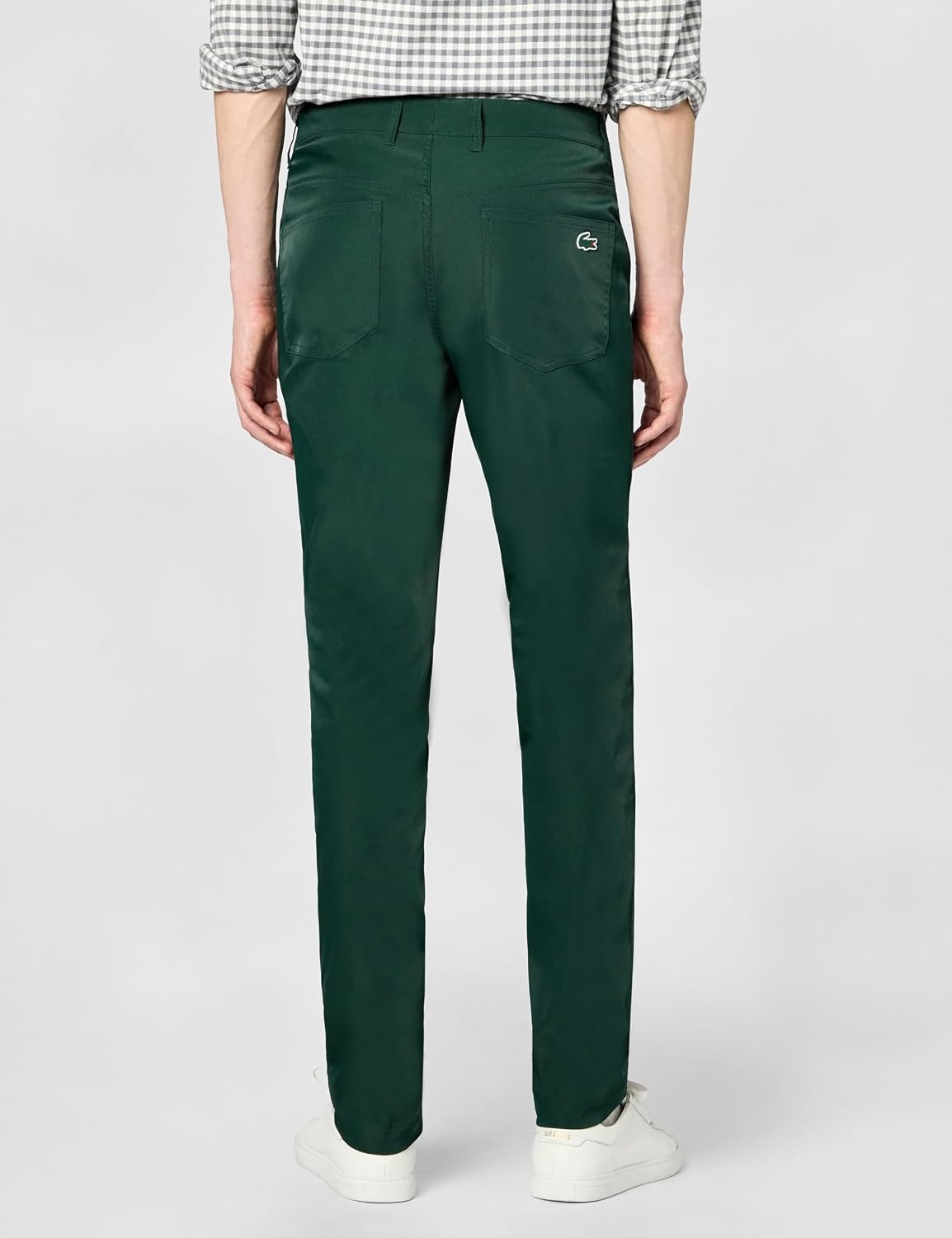 image:imageLacoste Mens Ultra Dry Slim Fit Golf PantsForest Green