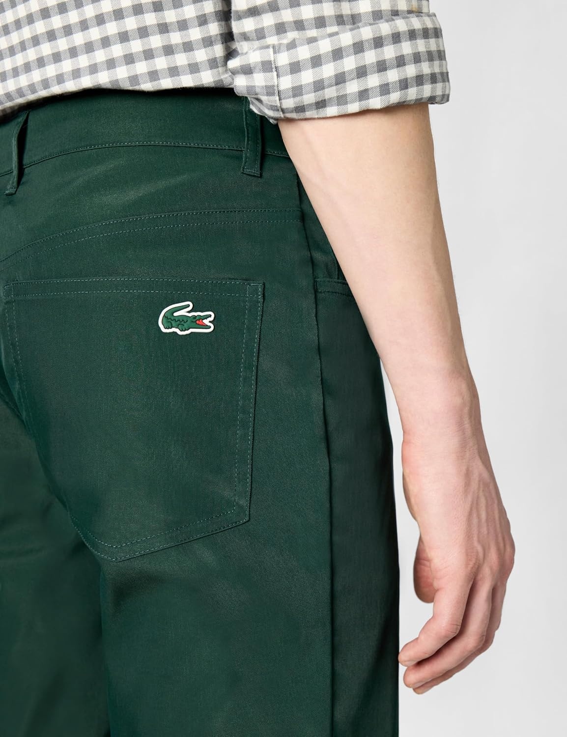 image:imageLacoste Mens Ultra Dry Slim Fit Golf PantsForest Green