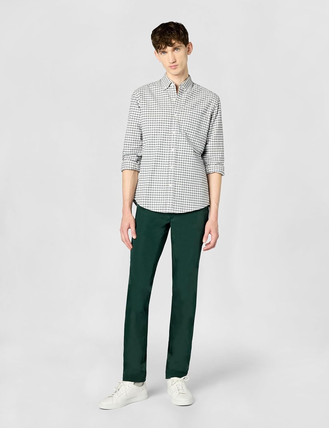 image:imageLacoste Mens Ultra Dry Slim Fit Golf PantsForest Green