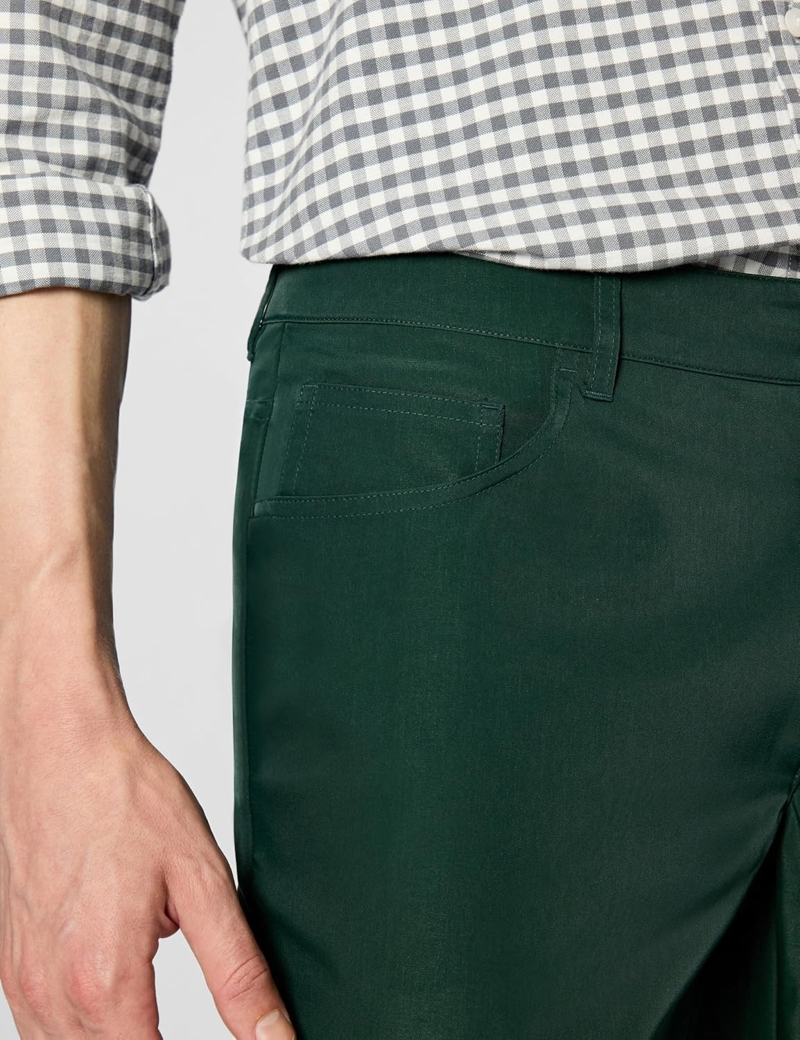 image:imageLacoste Mens Ultra Dry Slim Fit Golf PantsForest Green