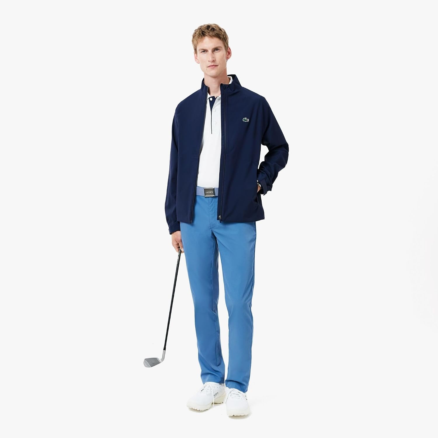 image:imageLacoste Mens Ultra Dry Slim Fit Golf PantsKing Blue