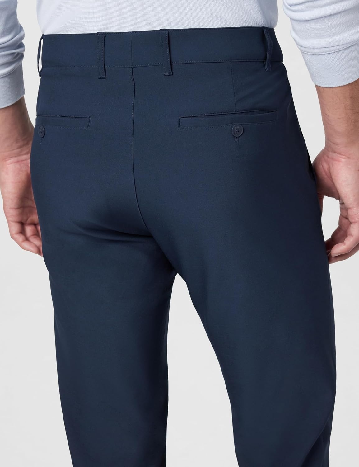 image:imageLacoste Mens Ultra Dry Slim Fit Golf PantsNavy Blue