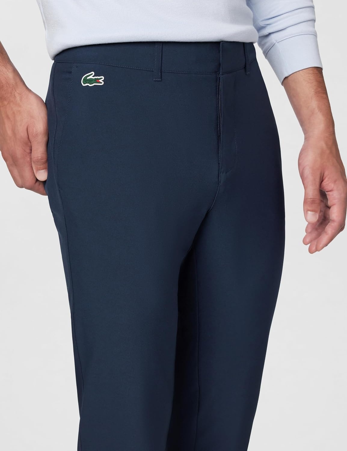 image:imageLacoste Mens Ultra Dry Slim Fit Golf PantsNavy Blue