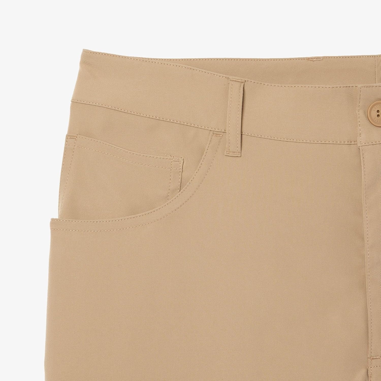 image:imageLacoste Mens Ultra Dry Slim Fit Golf PantsOchre