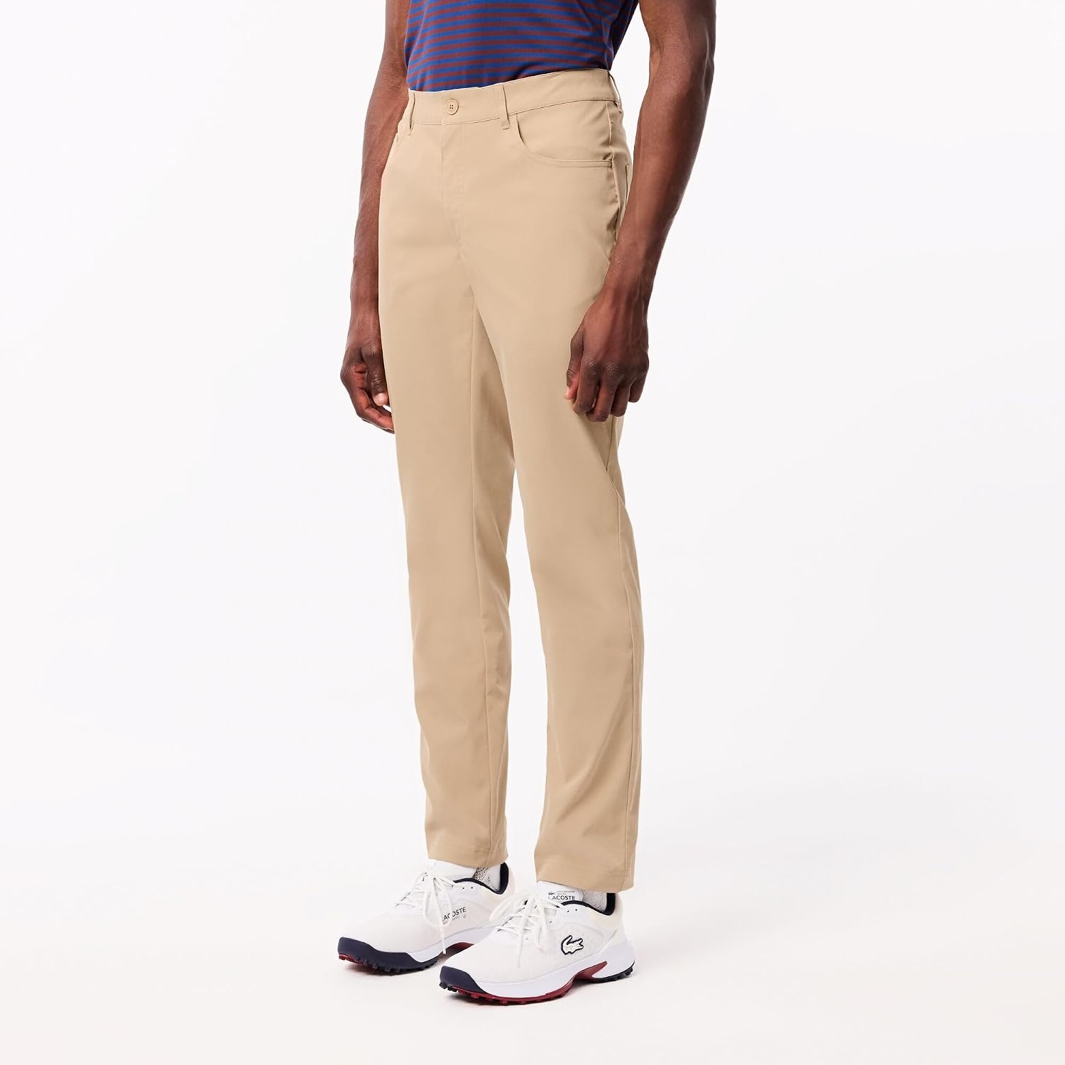 image:imageLacoste Mens Ultra Dry Slim Fit Golf PantsOchre