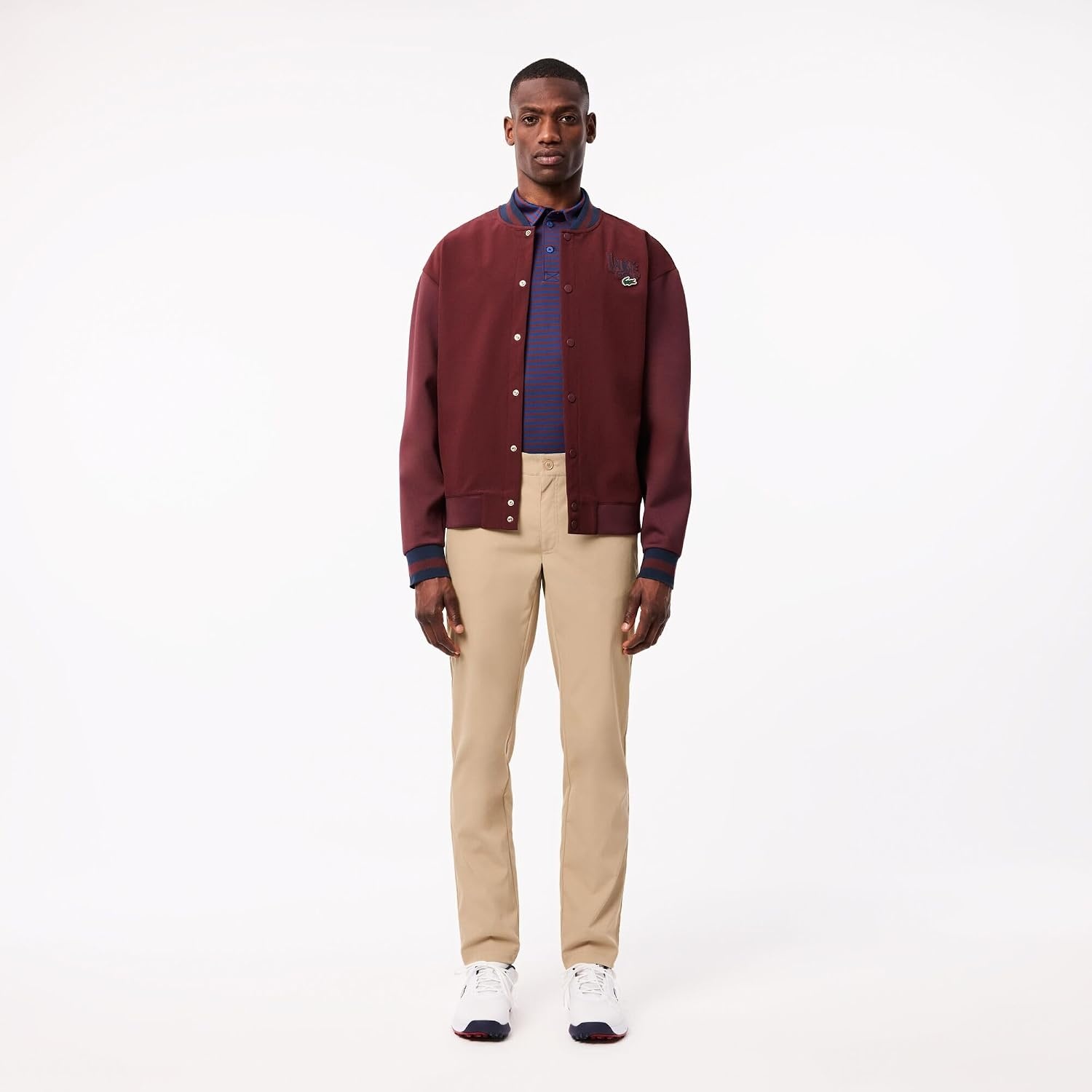 image:imageLacoste Mens Ultra Dry Slim Fit Golf PantsOchre