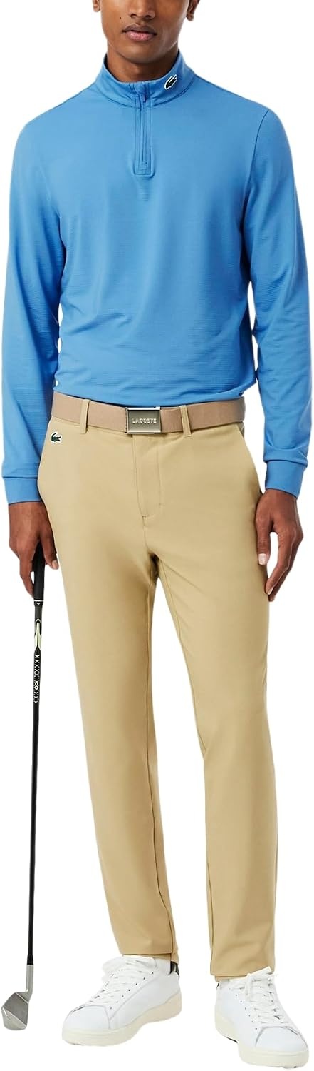 image:imageLacoste Mens Ultra Dry Stretch Golf SweatshirtBlue