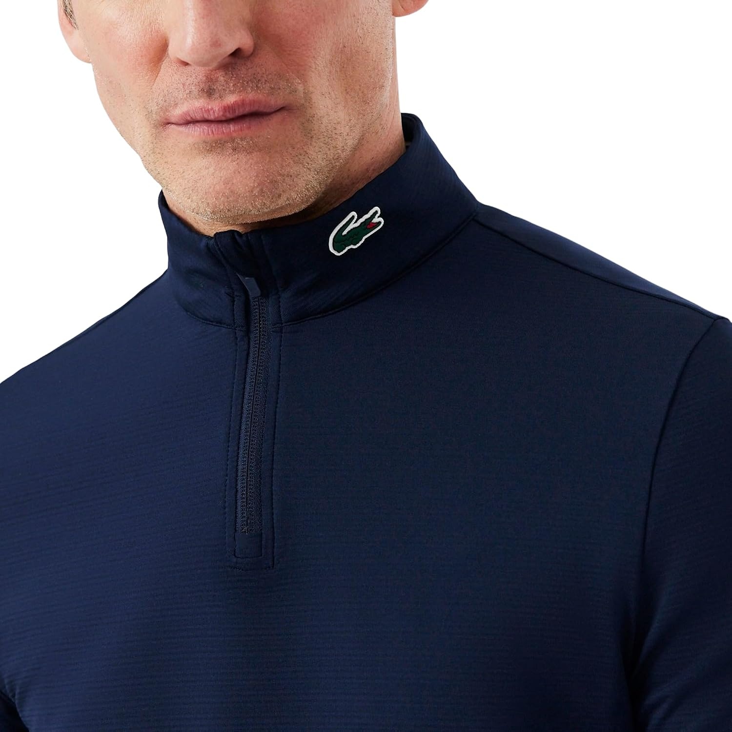 image:imageLacoste Mens Ultra Dry Stretch Golf SweatshirtNavy Blue