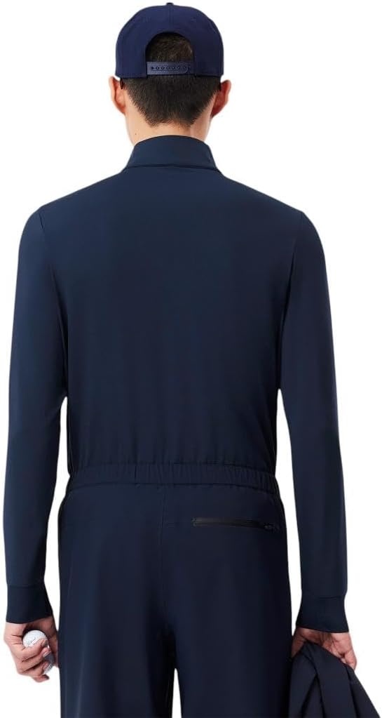image:imageLacoste Mens Ultra Dry Stretch Golf SweatshirtNavy BlueNavy Blue