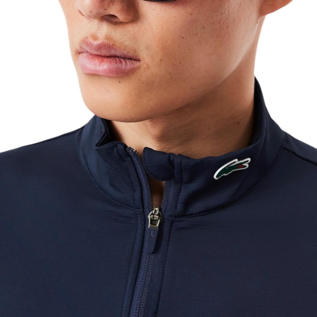 image:imageLacoste Mens Ultra Dry Stretch Golf SweatshirtNavy BlueNavy Blue